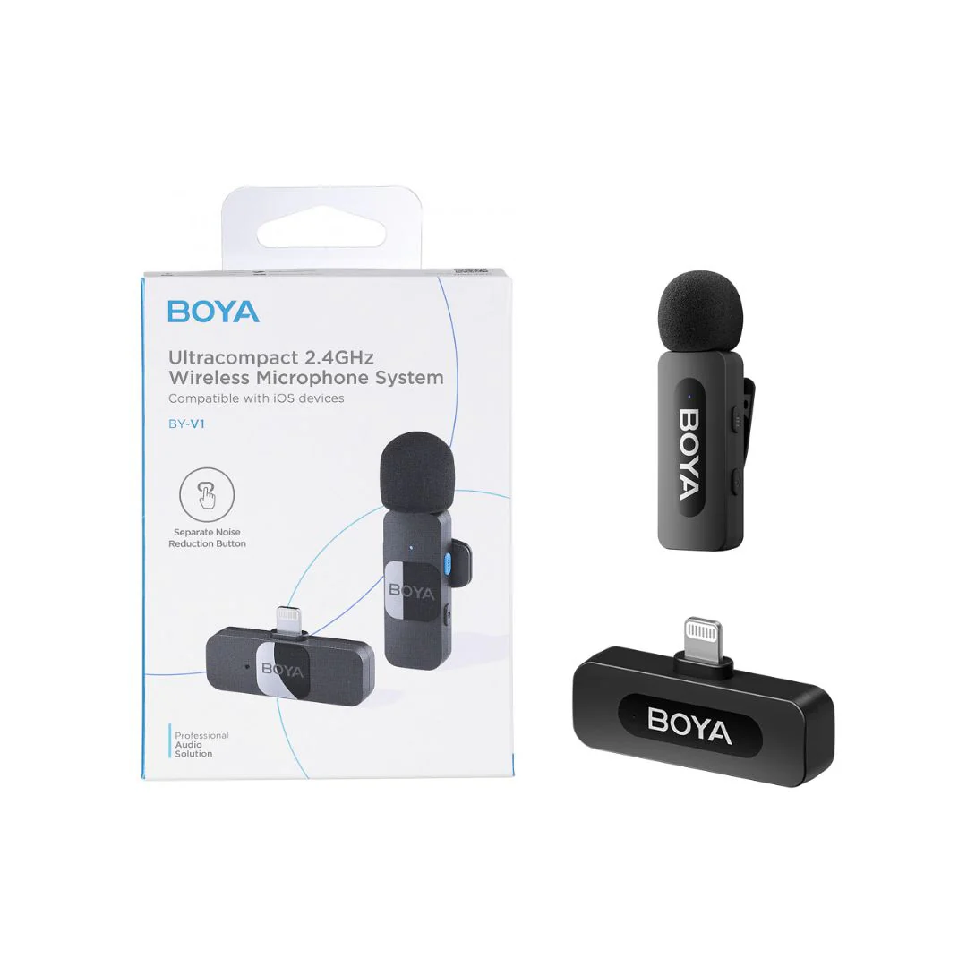 Nik Mic BOYA BY-V10 Wireless Microphone with Lightning Connection - Image 3