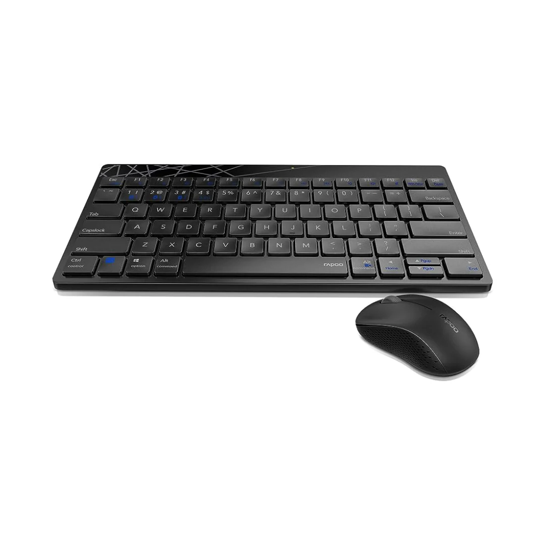 Rapoo 8000M, Multi Device, Wireless, Ultra slim, Combo Kit - Image 3