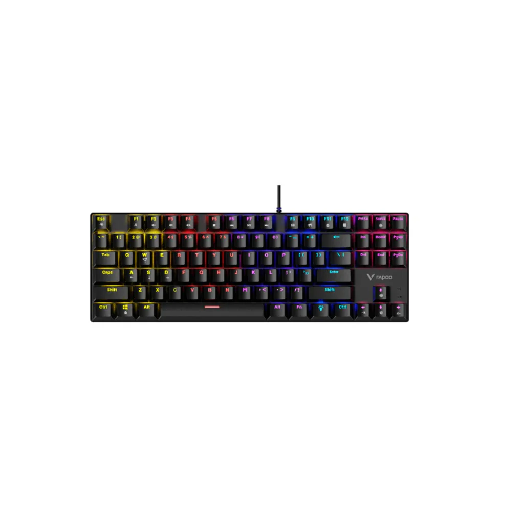 Rapoo GK500-87 Wired 87% Mechanical Gaming Keyboard - Black