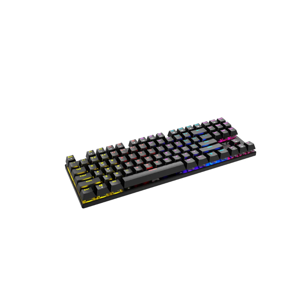 Rapoo GK500-87 Wired 87% Mechanical Gaming Keyboard - Black - Image 2