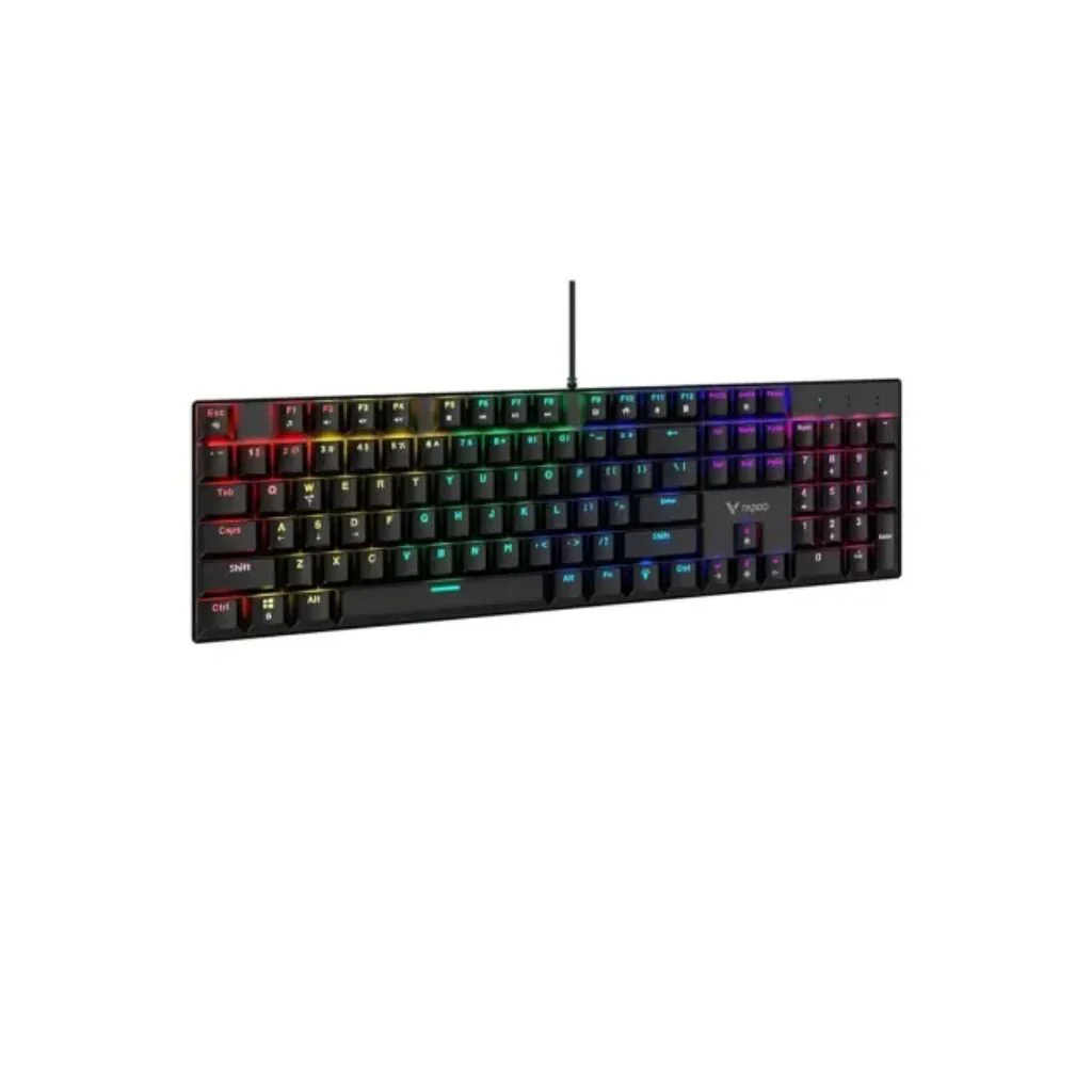 Rapoo GK500 Wired Mechanical Gaming Keyboard - Black - Image 2