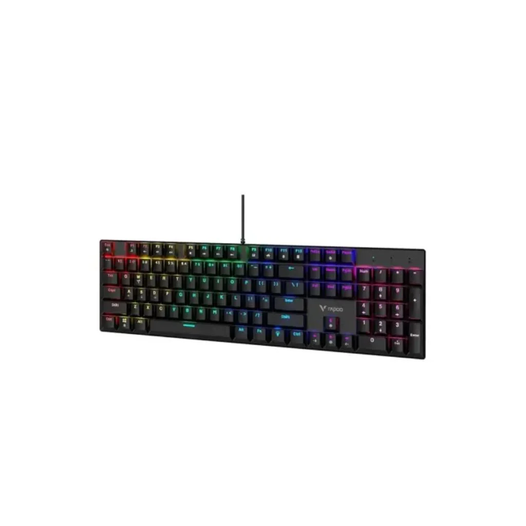 Rapoo GK500 Wired Mechanical Gaming Keyboard - Black - Image 3