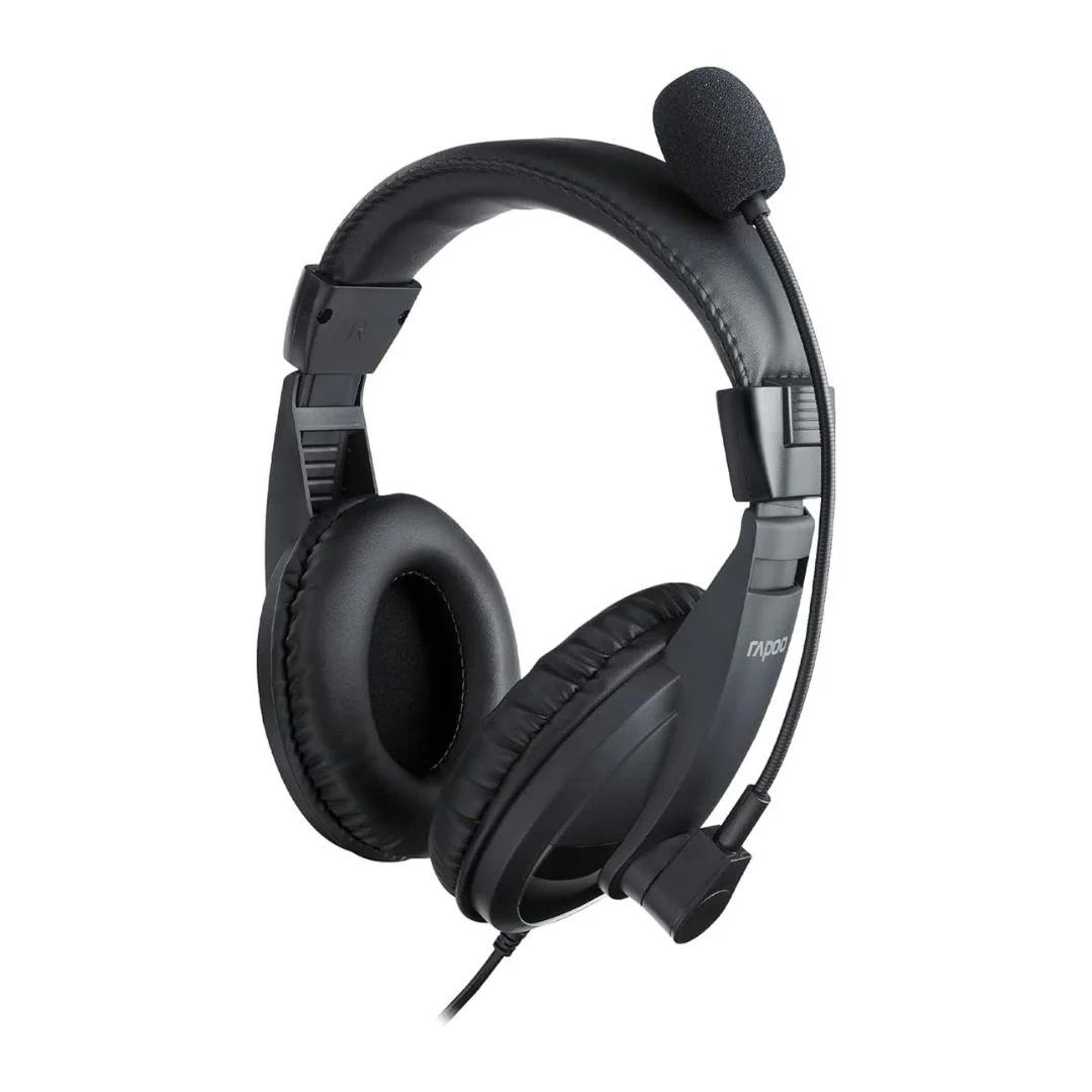 Rapoo H150S Wired Headset - Black