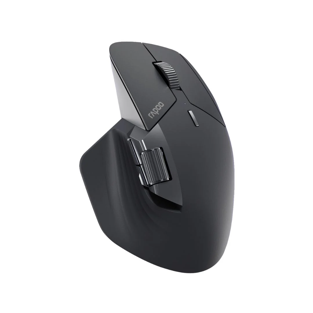 Rapoo MT760 Multi-Device Wireless Bluetooth Mouse - Black - Image 2