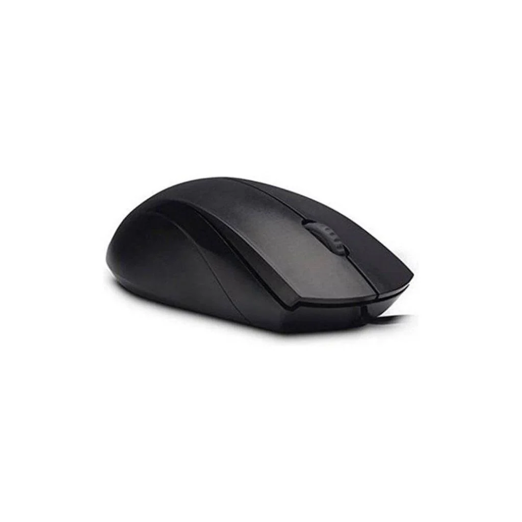 Rapoo N1200 Wired Mouse - Black - Image 3