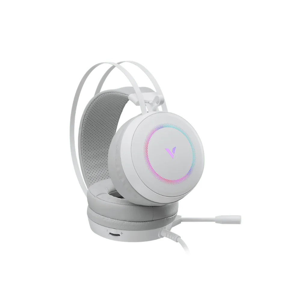 Rapoo VH160S Virtual 7.1 Wired Gaming Headset - White - Image 2