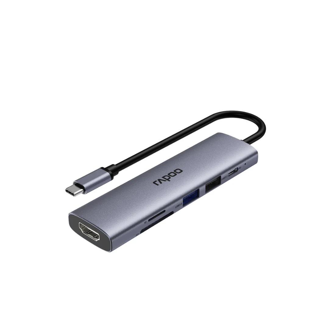 Rapoo XD61 USB-C 6-in-1 Hub