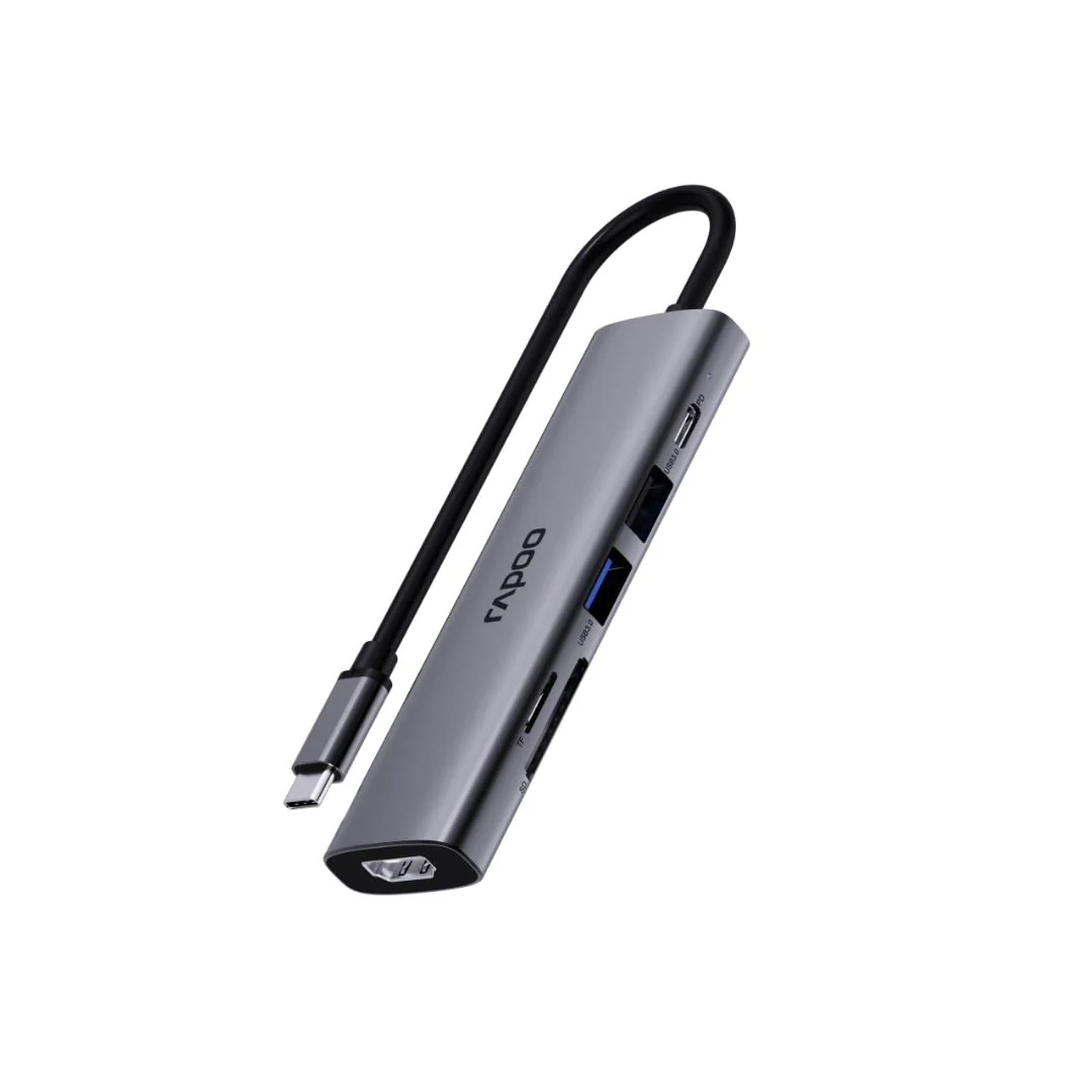 Rapoo XD61 USB-C 6-in-1 Hub - Image 3