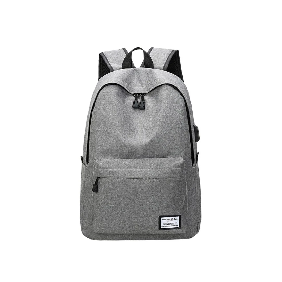 Raptor Business Travel Bag USB 15.6 Backpack - Gray