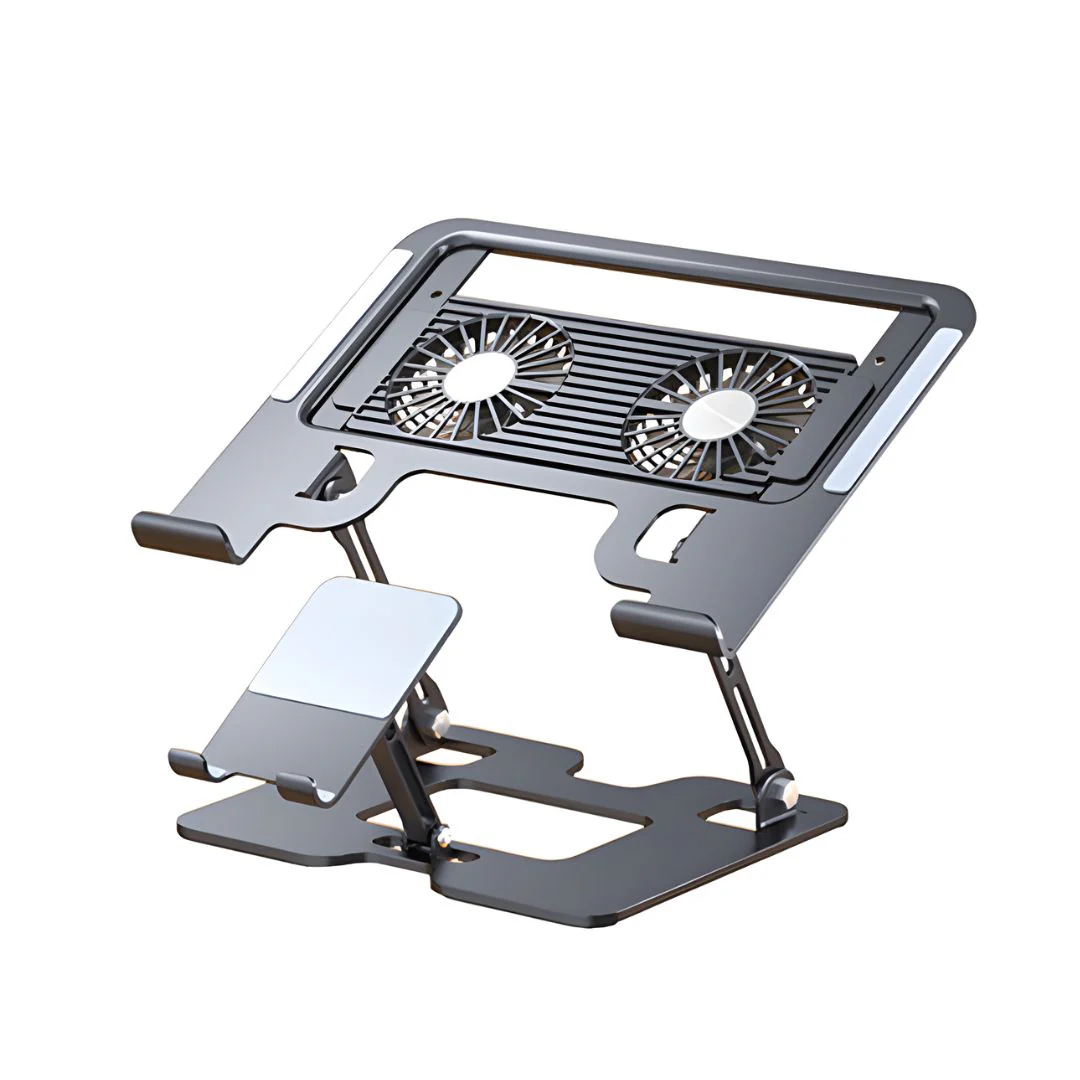 Raptor Laptop Cooling Pad 3-in-1 with Phone Holder