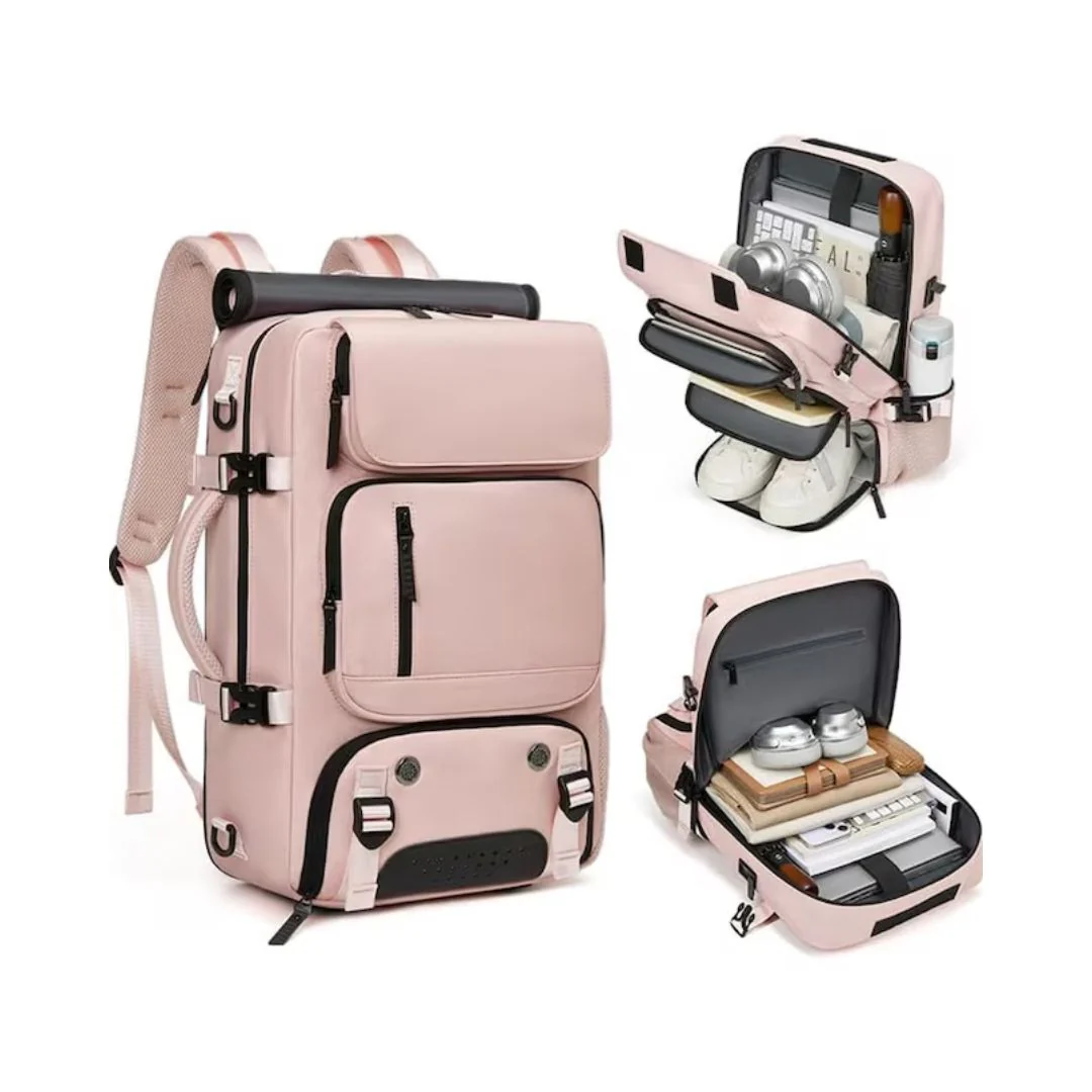 Raptor Travel Hiking Compartments Backpack - Pink - Image 2