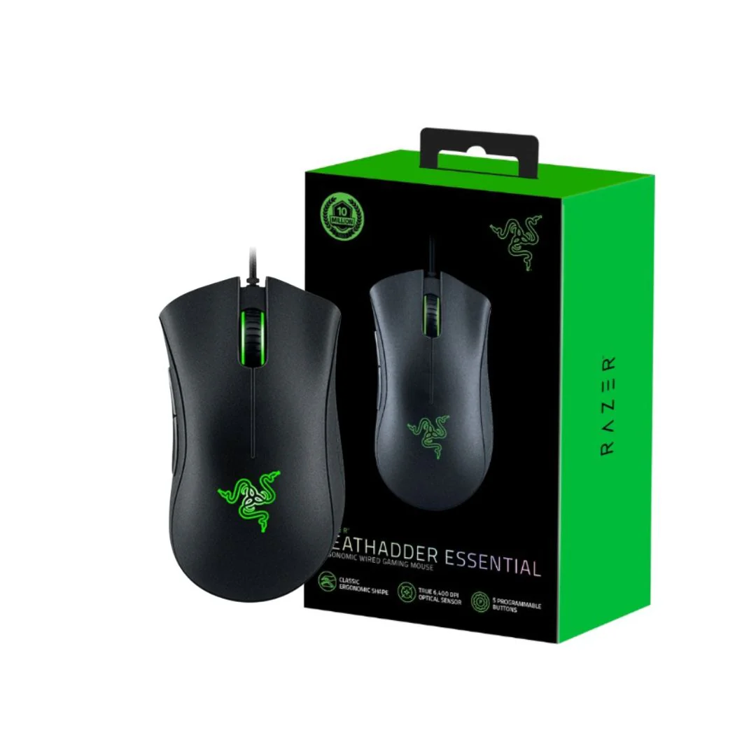 Razer DeathAdder Essential Gaming Mouse - Black