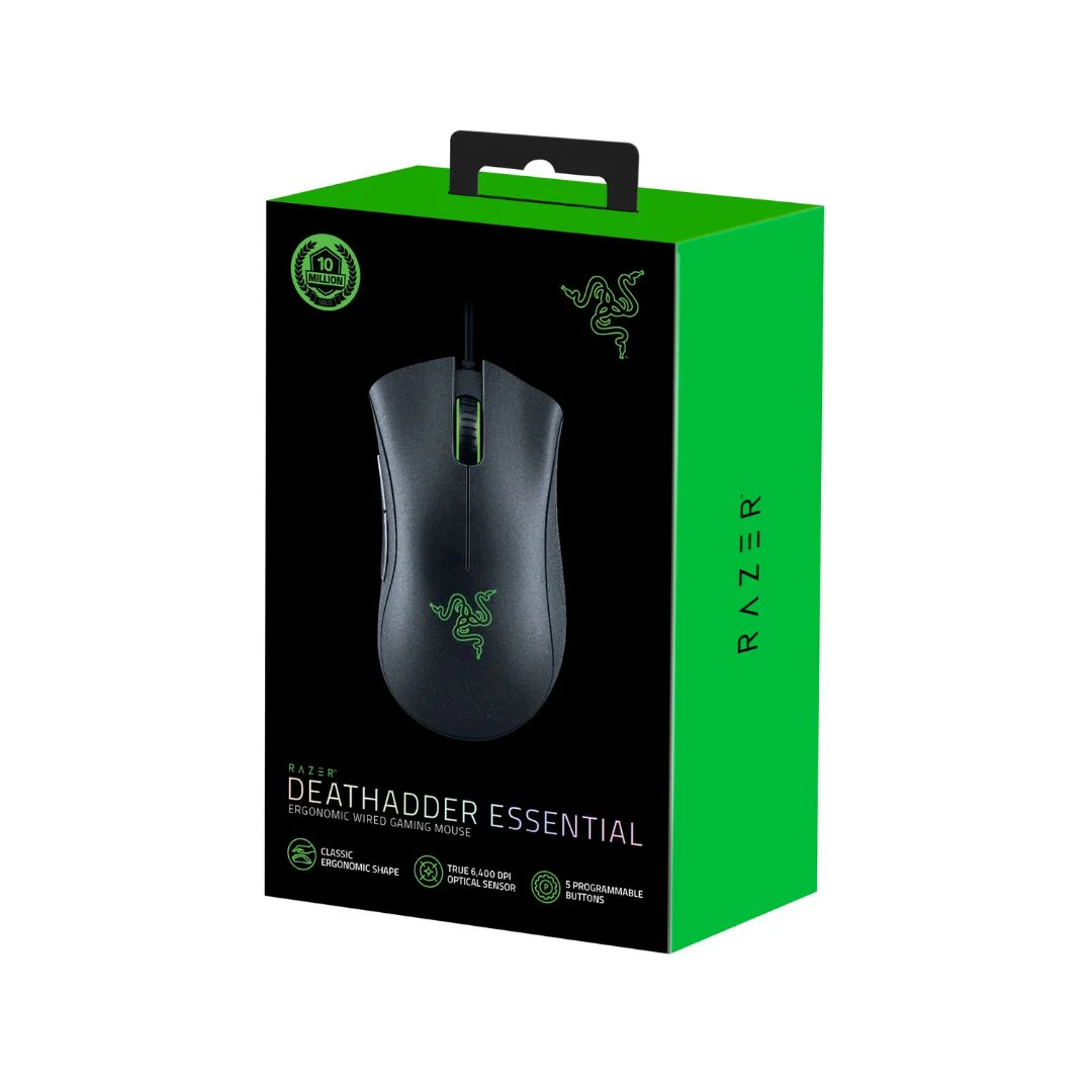 Razer DeathAdder Essential Gaming Mouse - Black - Image 5
