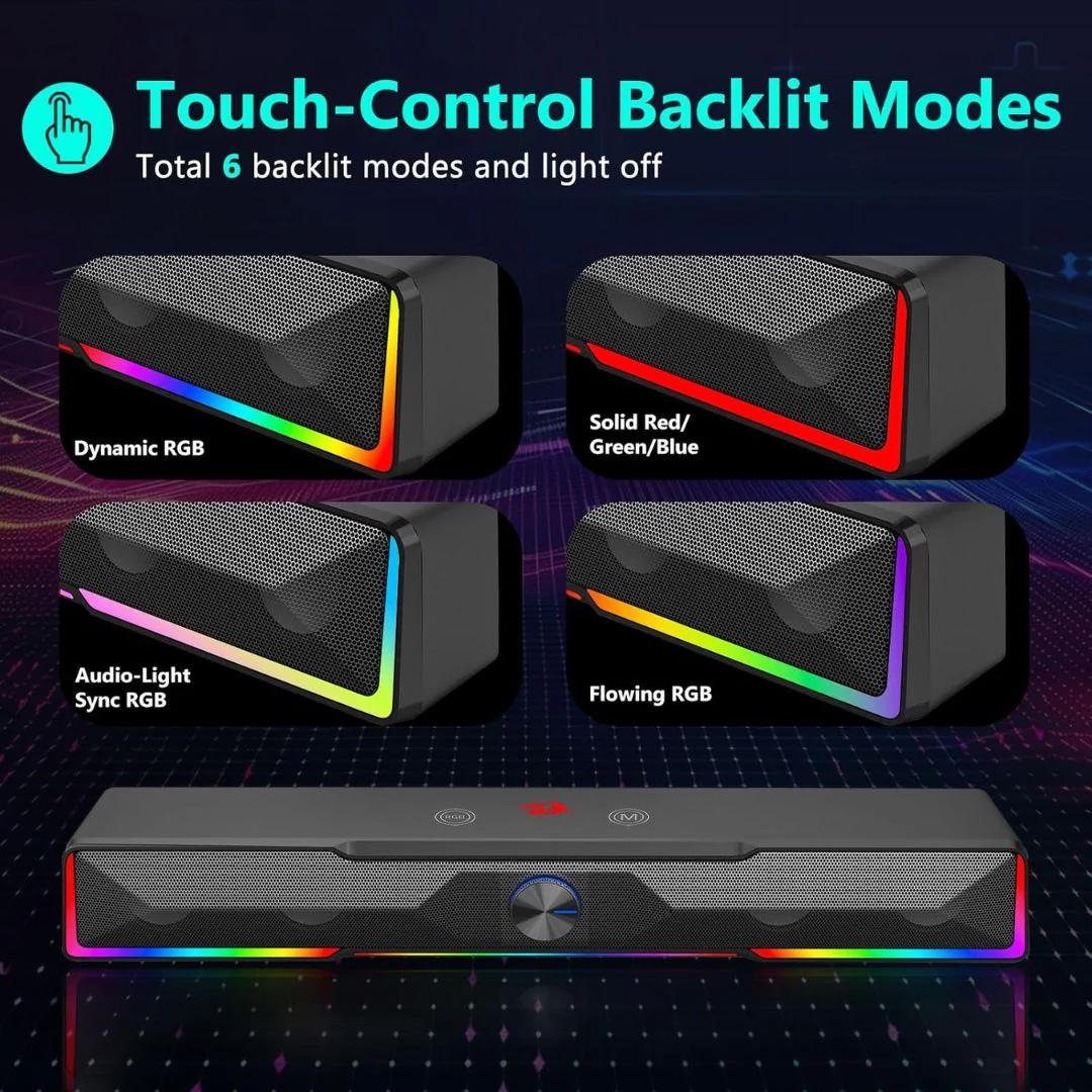 Redragon Catenon GS516 RGB Wireless Desktop Speakers - Image 5