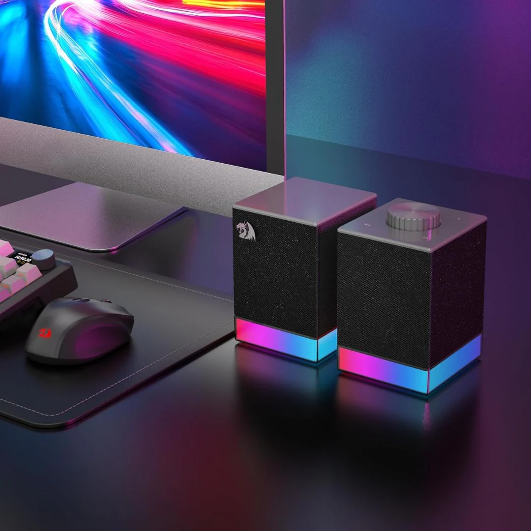 Redragon Glyph GS517 RGB Wireless Desktop Speakers - Image 3