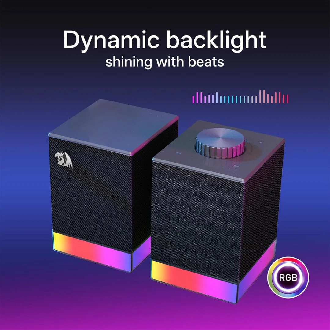 Redragon Glyph GS517 RGB Wireless Desktop Speakers - Image 5
