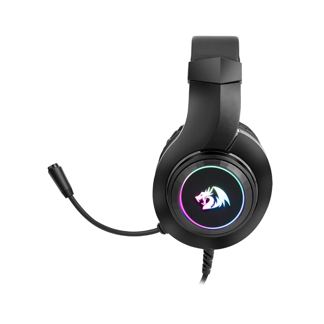 Redragon H260 RGB Wired Gaming Headset - Black - Image 3