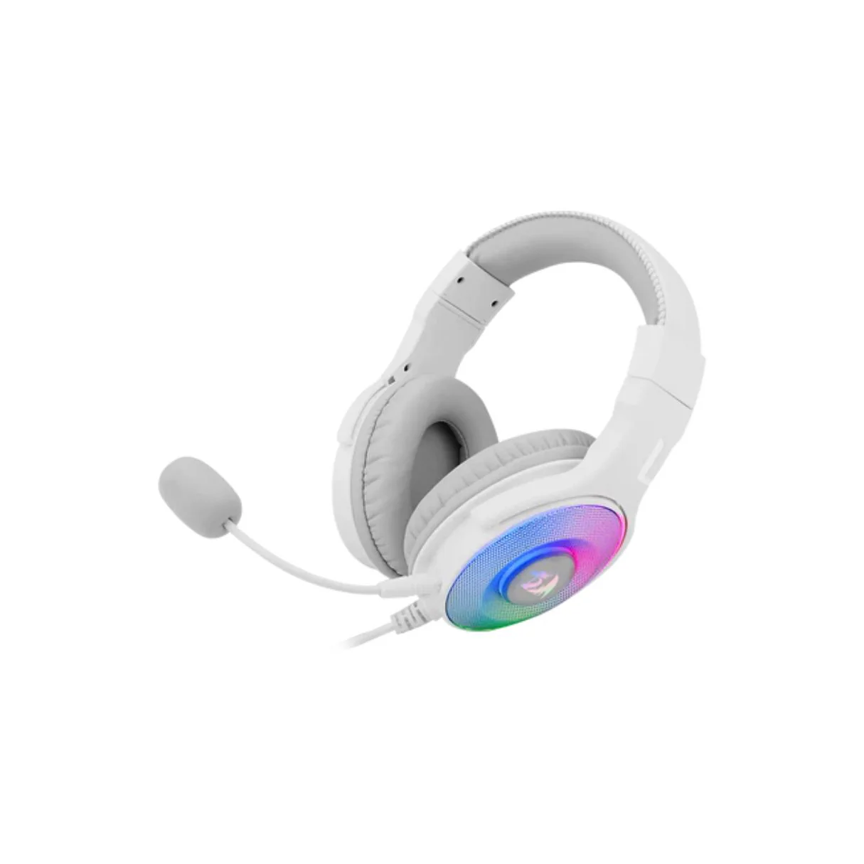 Redragon H350W Pandora RGB Wired Gaming Headset - White - Image 4