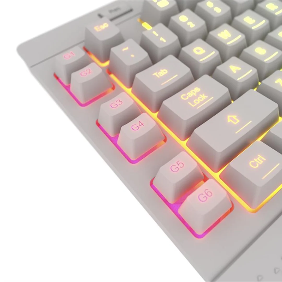 Redragon K512 Shiva RGB Gaming Keyboard - White - Image 5