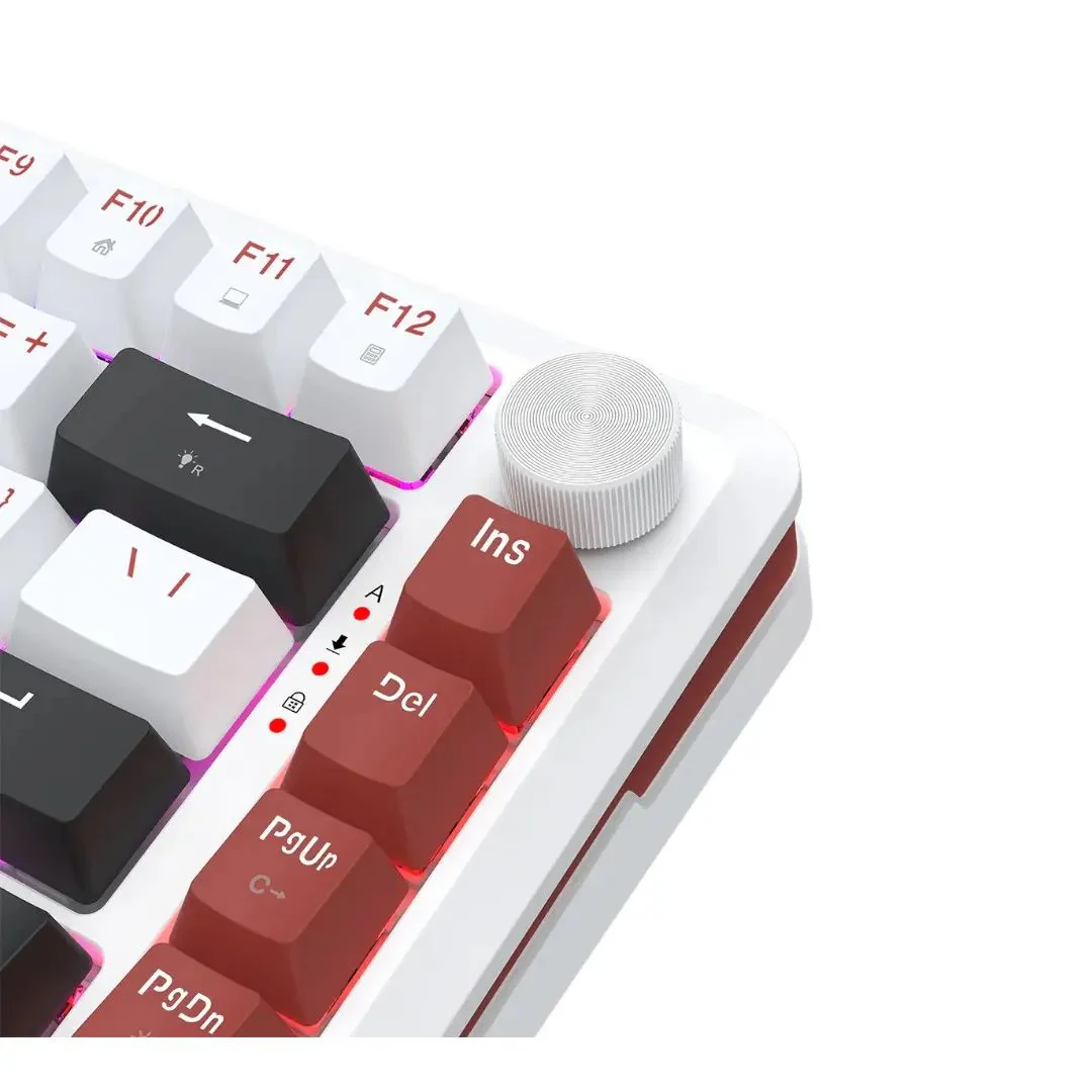 Redragon K721WRB Stormhunter Magnetic Wired - White Red - Image 2