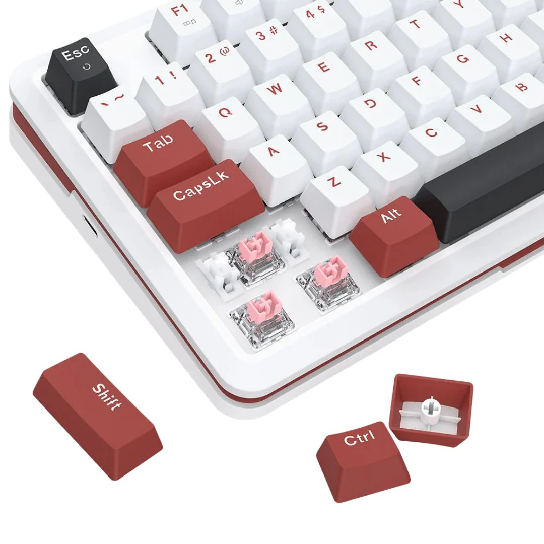 Redragon K721WRB Stormhunter Magnetic Wired - White Red - Image 5