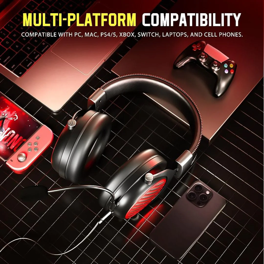 Redragon LUNA H540 Pro Wireless Headset - Black - Image 6