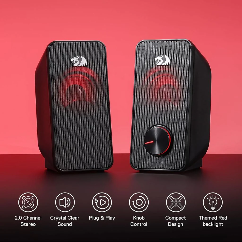 Redragon Stentor GS500 Wired Desktop Speakers - Image 2