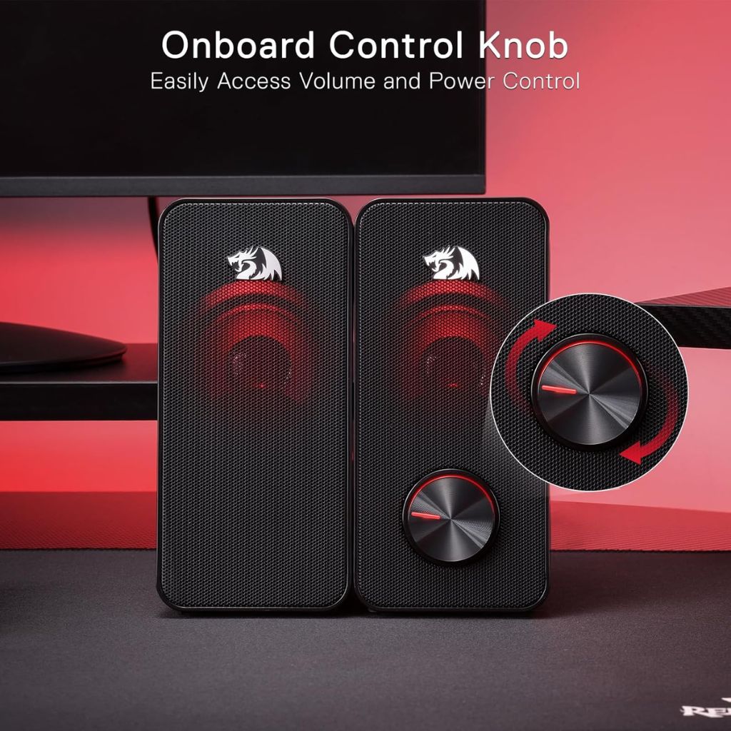 Redragon Stentor GS500 Wired Desktop Speakers - Image 3
