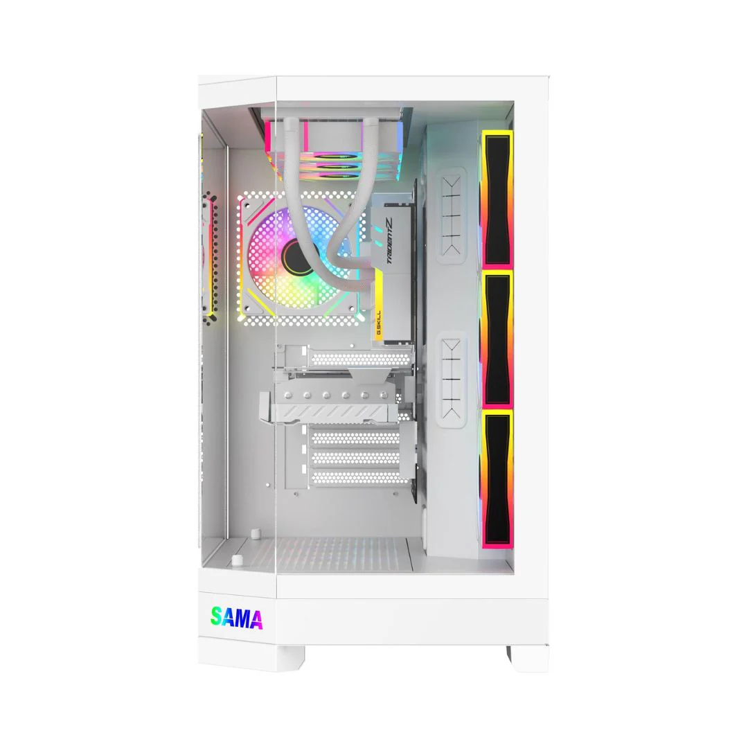 SAMA Neview 3021 Mid Tower Case ATX - White - Image 3
