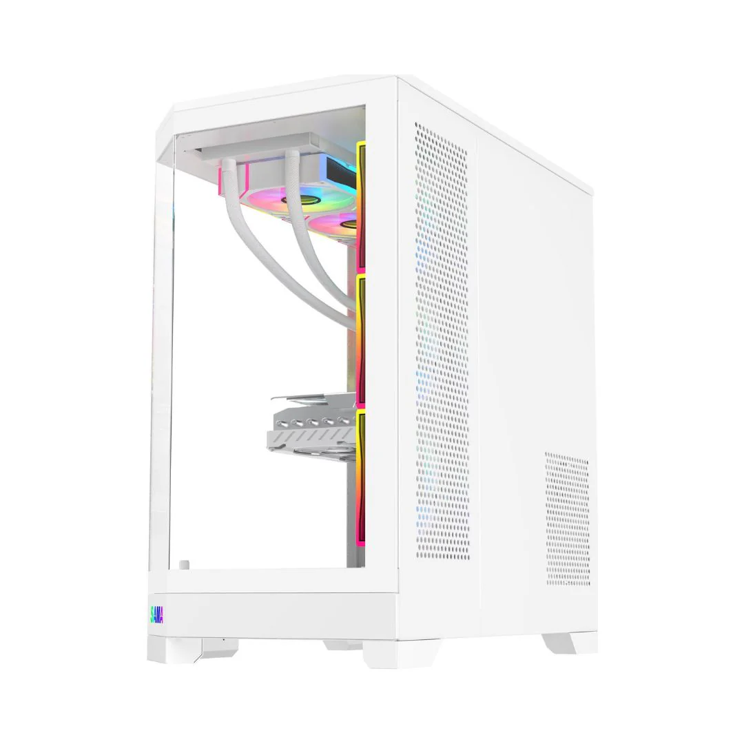 SAMA Neview 3021 Mid Tower Case ATX - White - Image 4