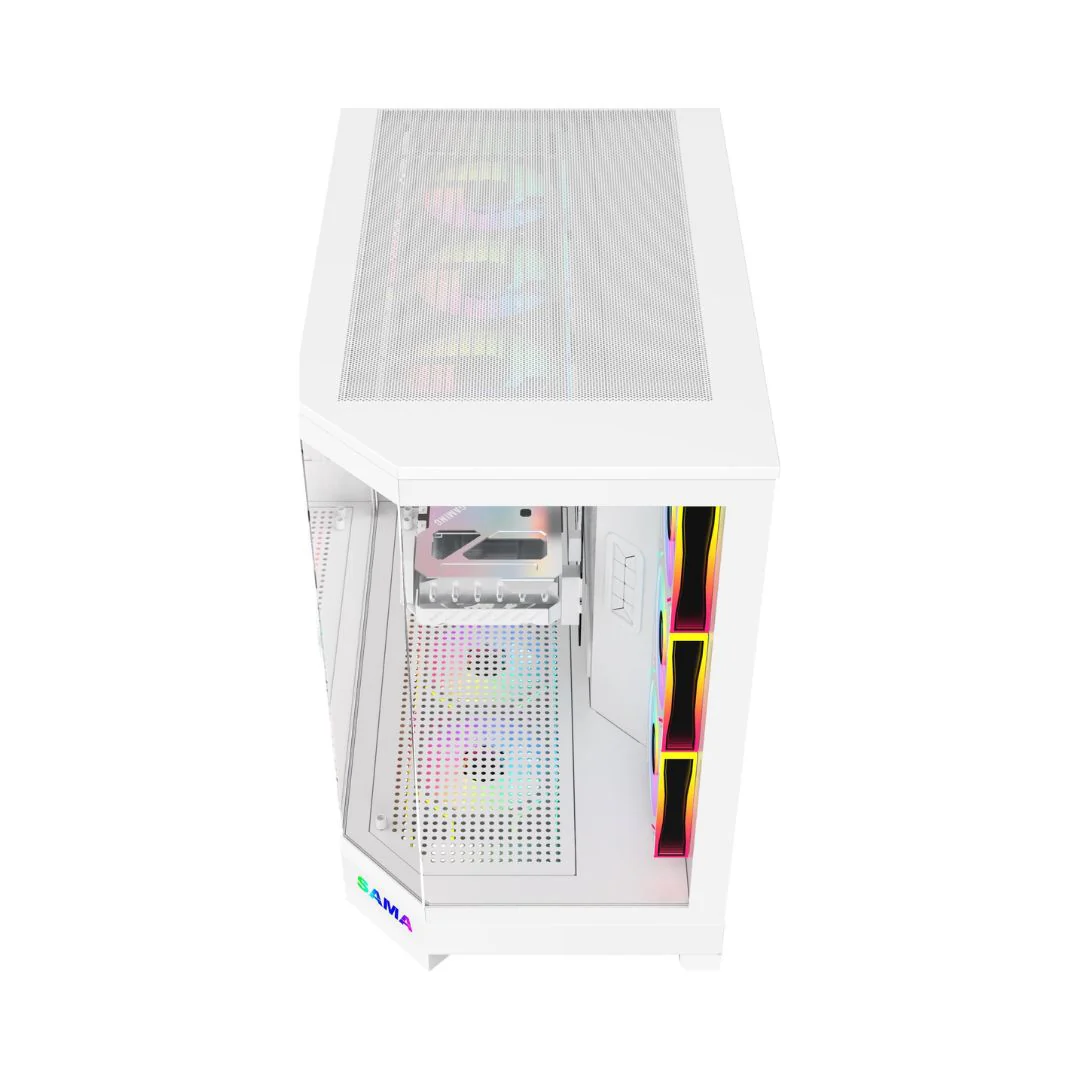 SAMA Neview 3021 Mid Tower Case ATX - White - Image 5