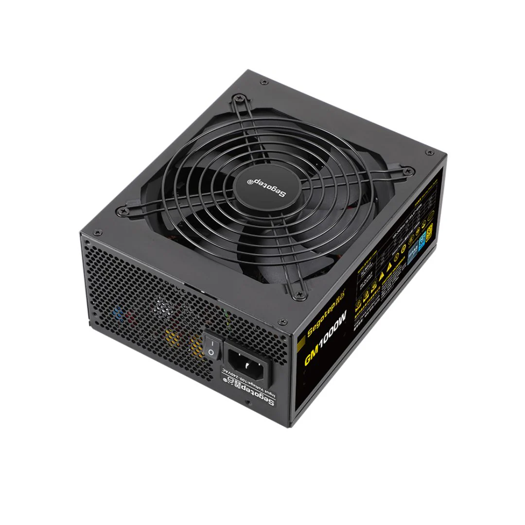 Segotep GM1000W 1000W Gold 80+ Full Modular 80+, PCIe 5.1 & ATX 3.1 - Black - Image 3