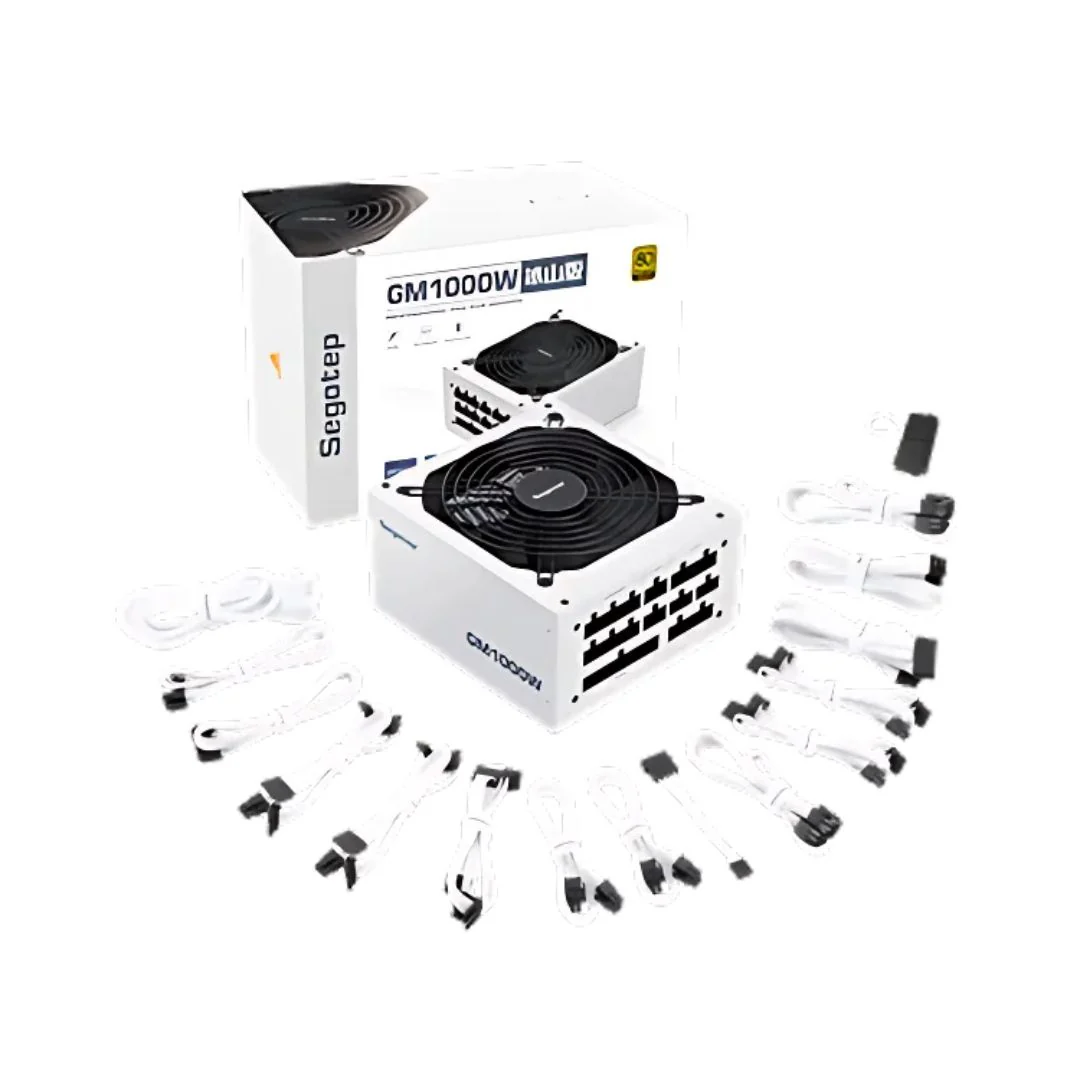 Segotep GM1000W 1000W Gold 80+ Full Modular, PCIe 5.1 & ATX 3.1 - White - Image 5