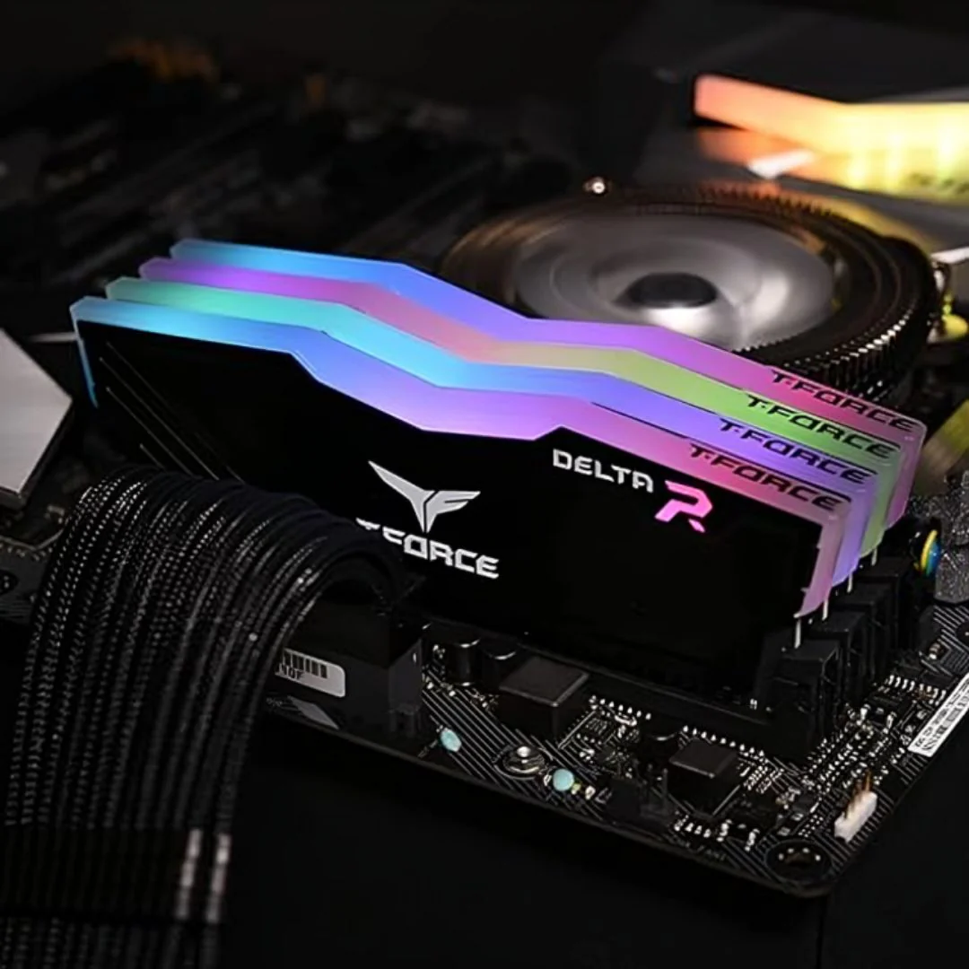 TEAMGROUP T-Force Delta RGB DDR4 Ram 16GB (2x8GB) 3600MHz CL18 - Black - Image 5