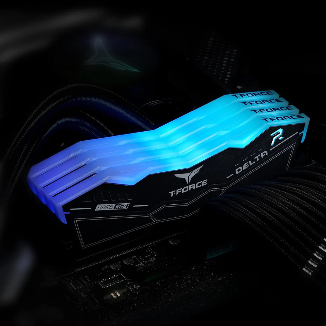 TEAMGROUP T-Force Delta RGB DDR5 Ram 64GB (2x32GB) 6000MHz CL38 - Black - Image 7
