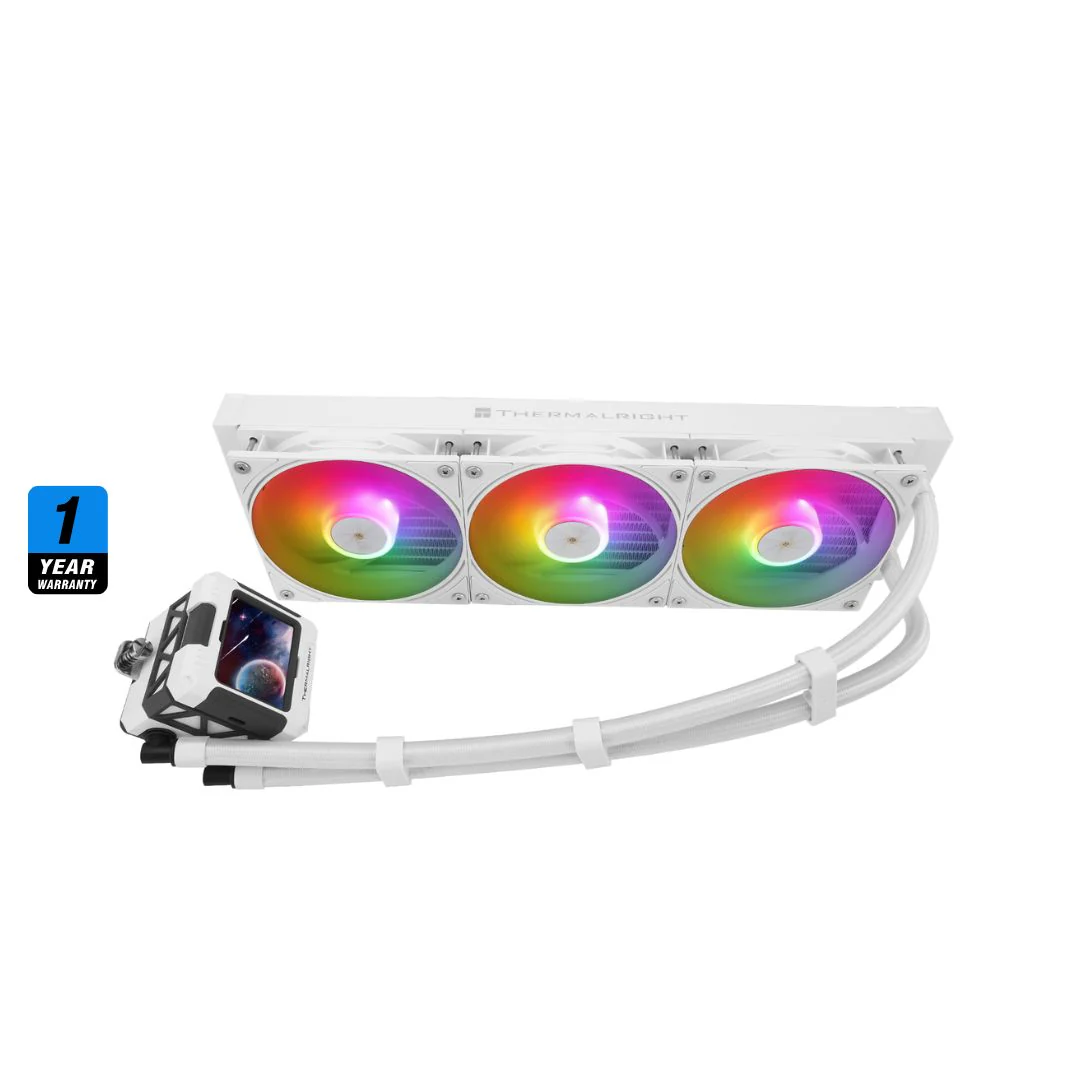 Thermalright Frozen Warframe 360 ARGB Liquid CPU Cooler - White - Image 3