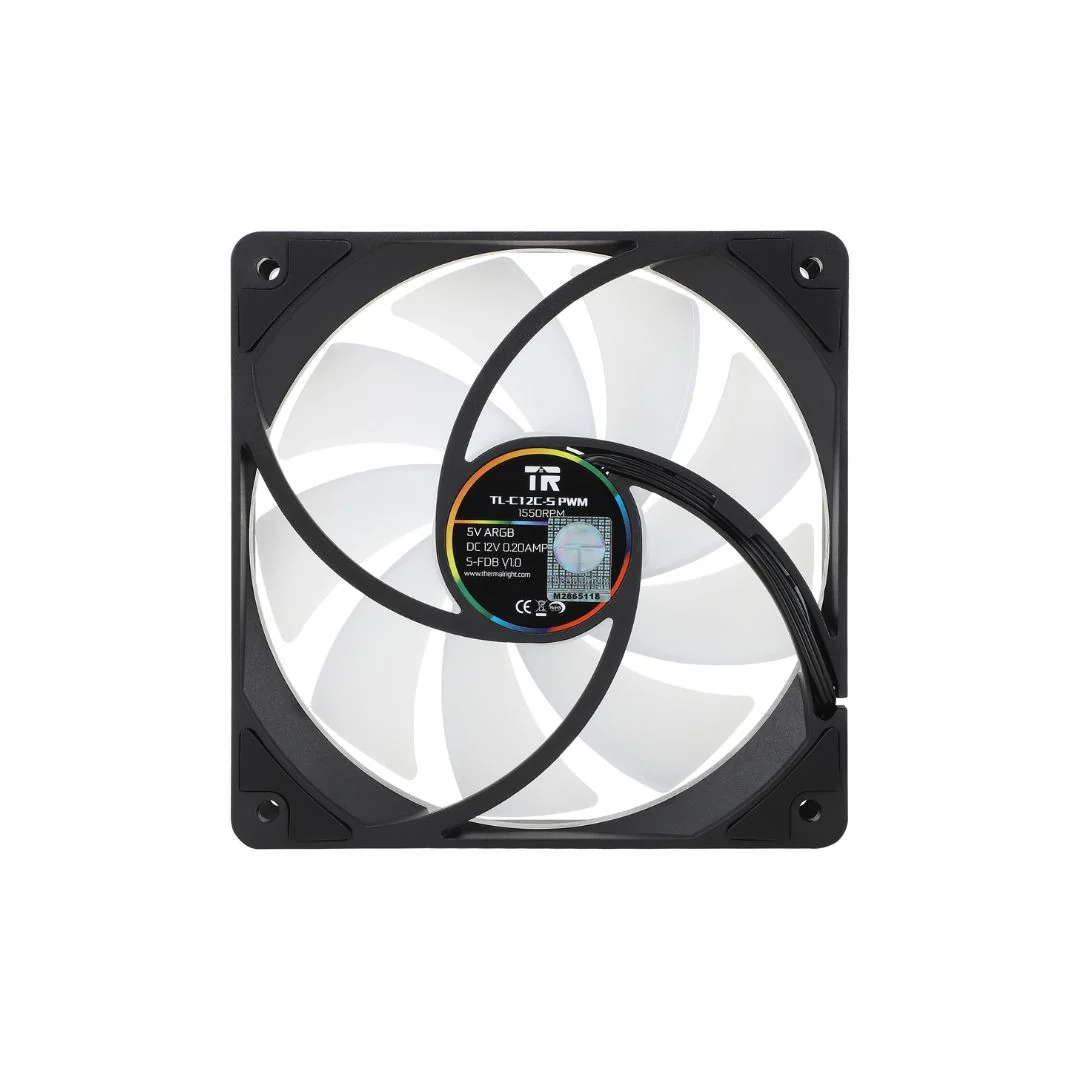 Thermalright TL-C12C-S X5 Fan Kit 120mm 5 Fan ARGB - Black - Image 3