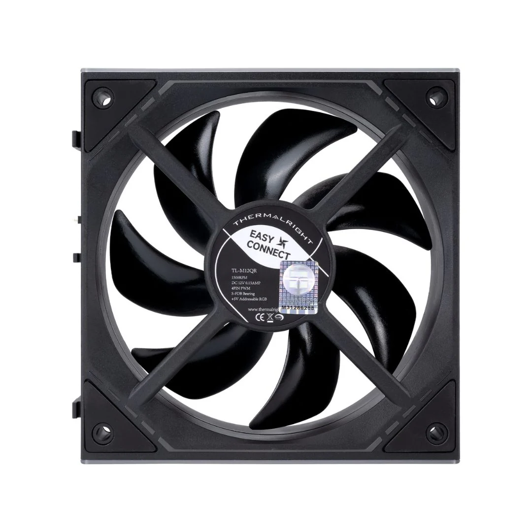 Thermalright TL-M12QR X3 Reverse Fan Kit 120mm 3 Fan ARGB - Black - Image 4