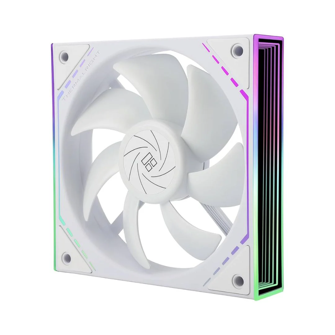 Thermalright TL-M12QR X3 Reverse Fan Kit 120mm 3 Fan ARGB - White - Image 2