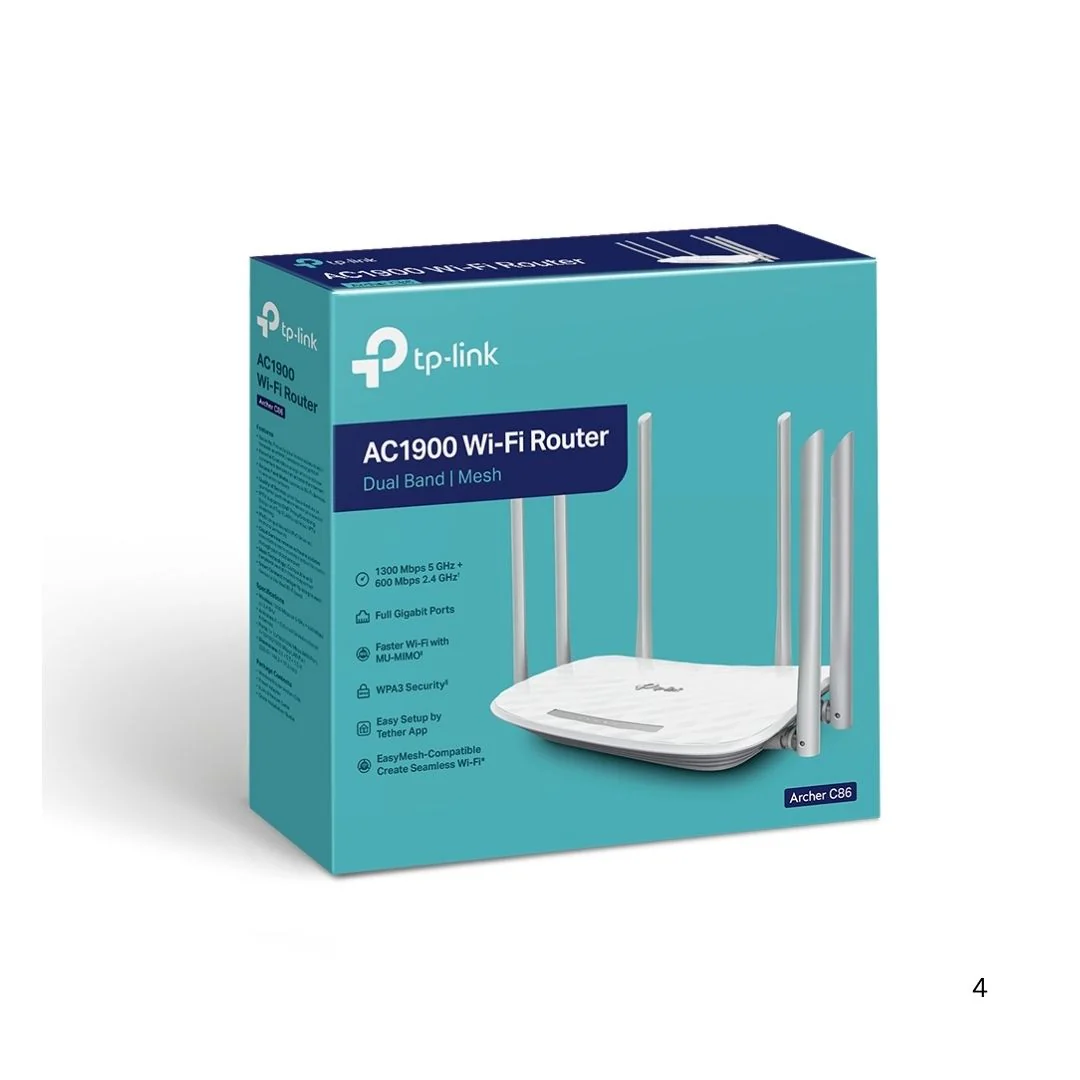 TP Link Archer C86 AC1900 Wireless MU-MIMO Wi-Fi Router - Image 5