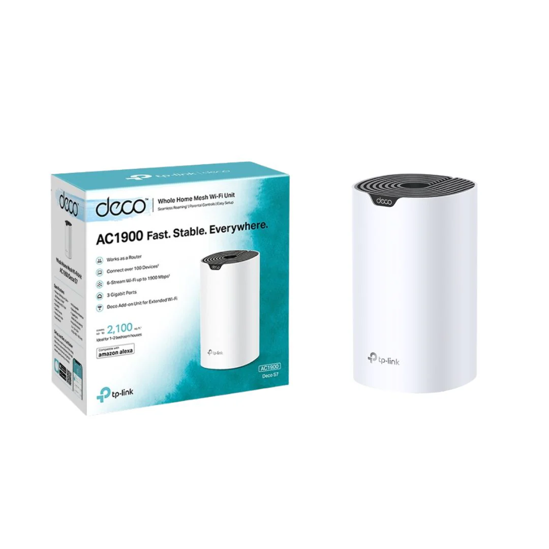TP-Link Deco S7 AC1900 Whole Home Mesh Wi-Fi 5 System 1-Pack