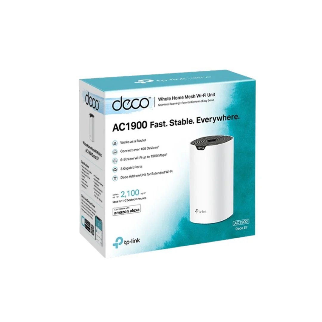 TP-Link Deco S7 AC1900 Whole Home Mesh Wi-Fi 5 System 1-Pack - Image 3