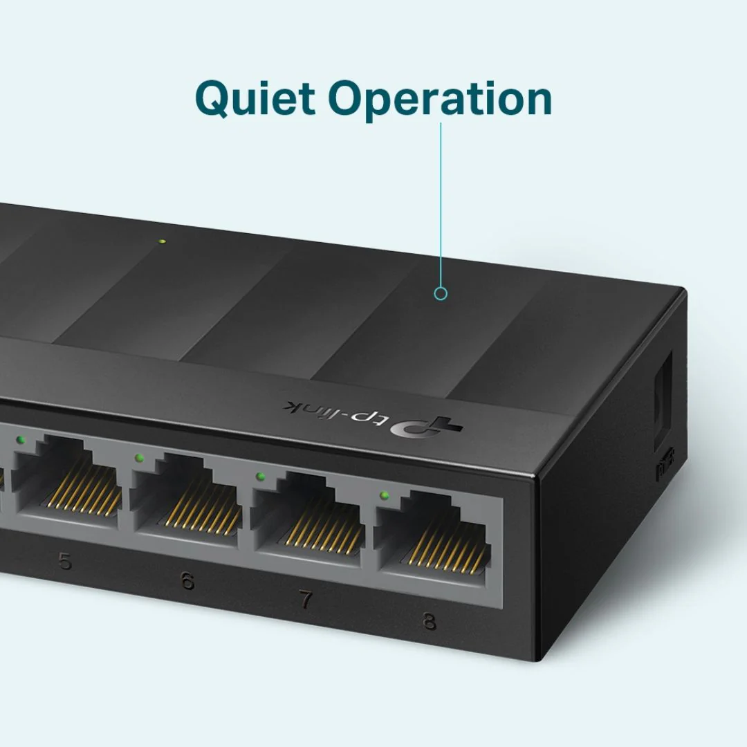 TP-Link LS-1008G, Gigabit Desktop Switch, 8 Port - Image 3
