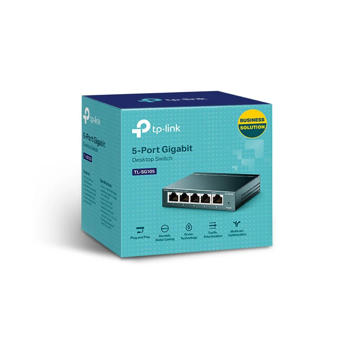 TP-Link TL-SG105 V8, Desktop Switch, 5 Port - Image 4