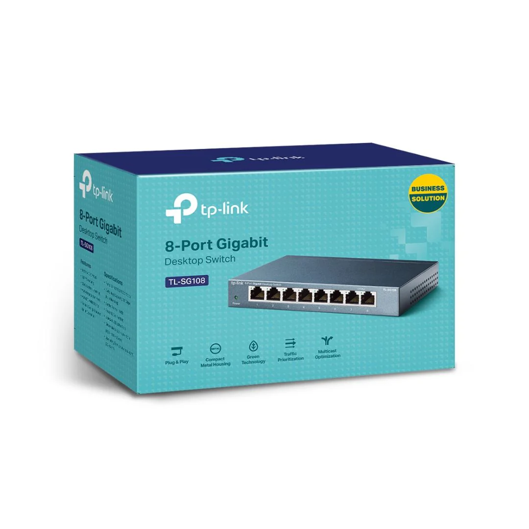 TP-Link TL-SG108 V9, Desktop Switch, 8 Port - Image 5