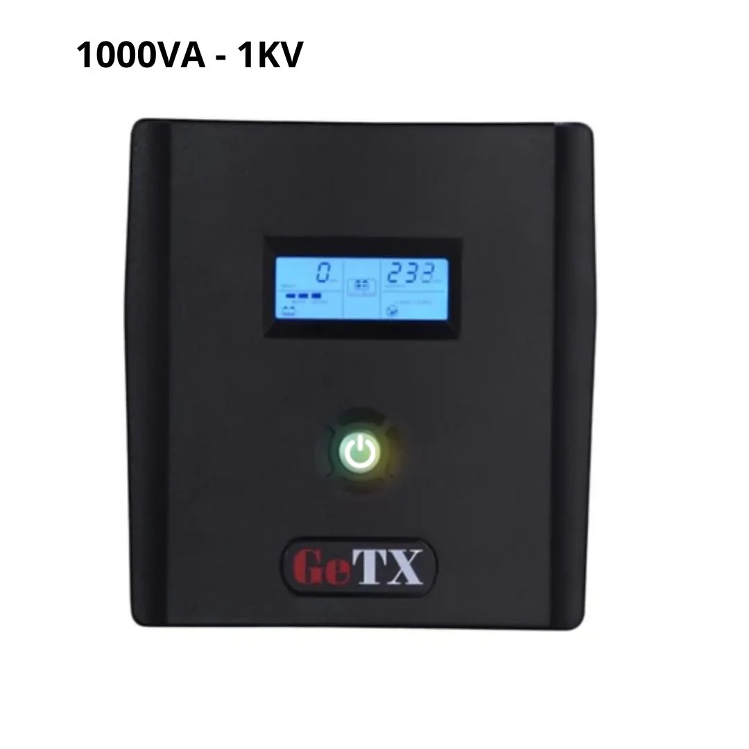 UPS GeTX GXK-1000-C (1000VA, 1KV), Line interactive, LCD Battery 12v-7a *2 - Image 3
