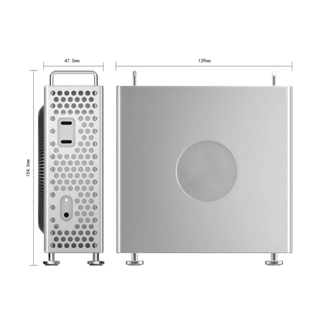 Vertical stand For MAC Mini - Silver - Image 6