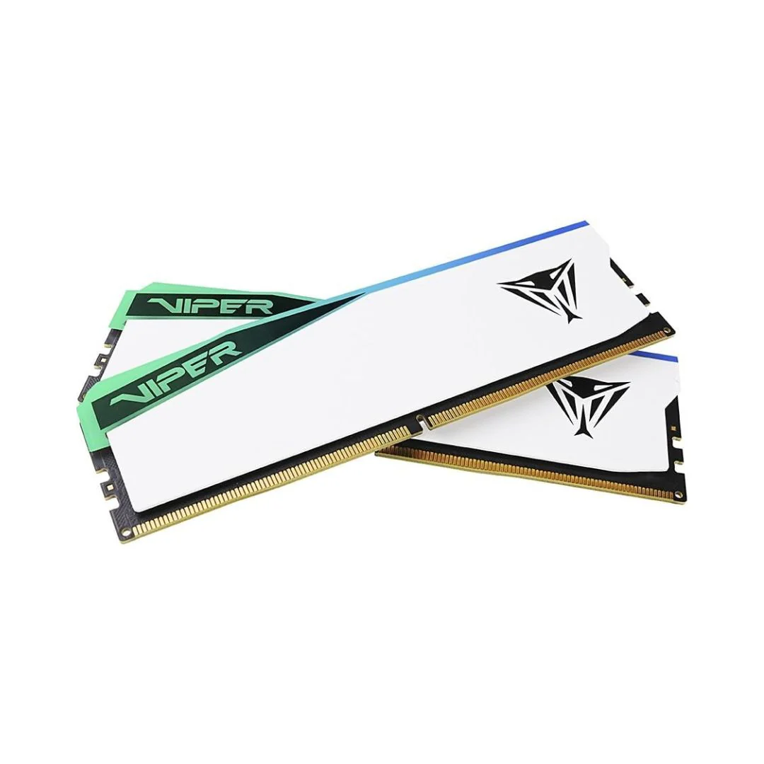 Viper Elite 5 DDR5 RAM 32GB (2x16GB) 6000MHz RGB CL36 - White - Image 3