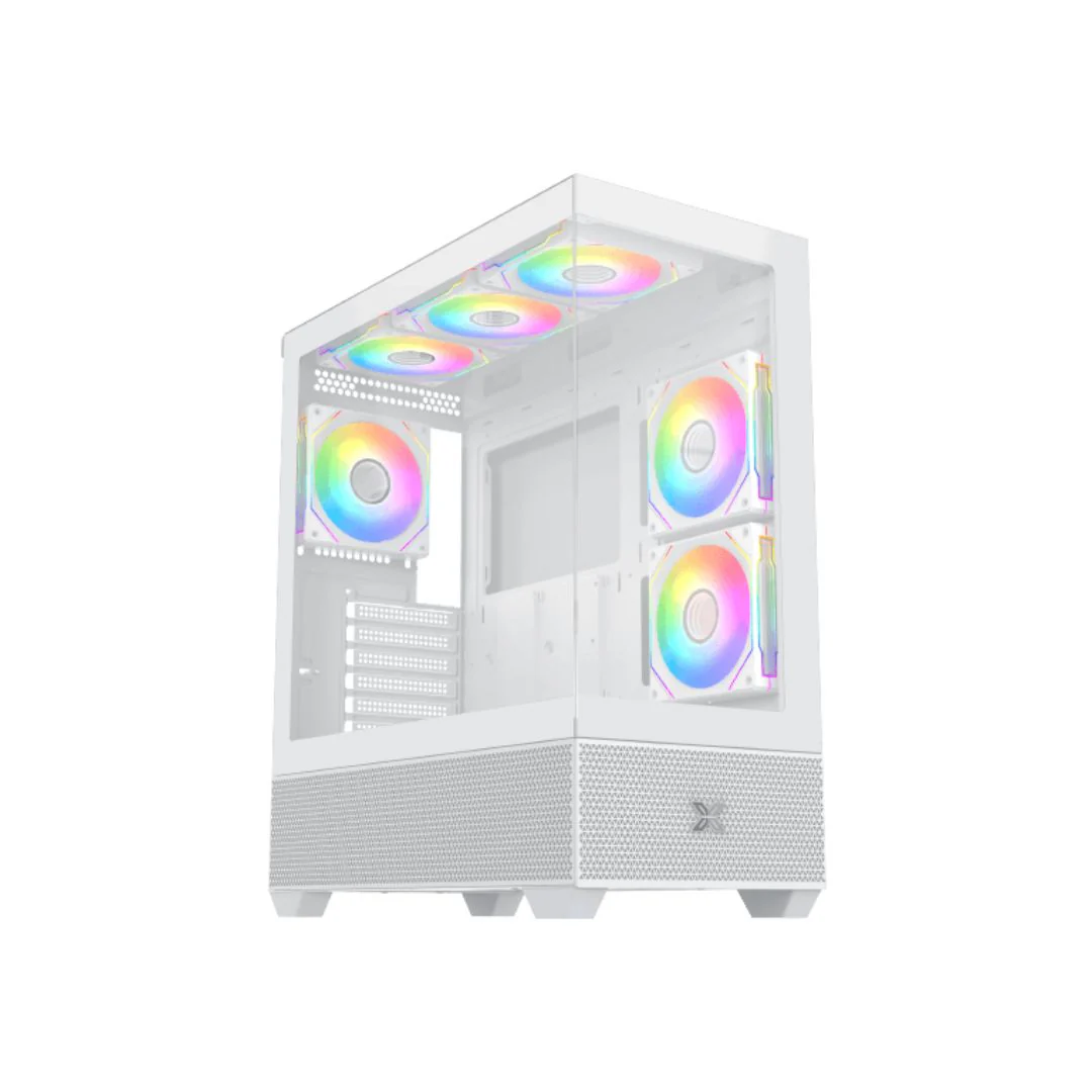 Xigmatek  Alphard Arctic Mid Tower Case - White
