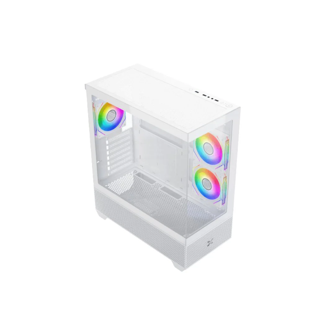 Xigmatek  Alphard Arctic Mid Tower Case - White - Image 2